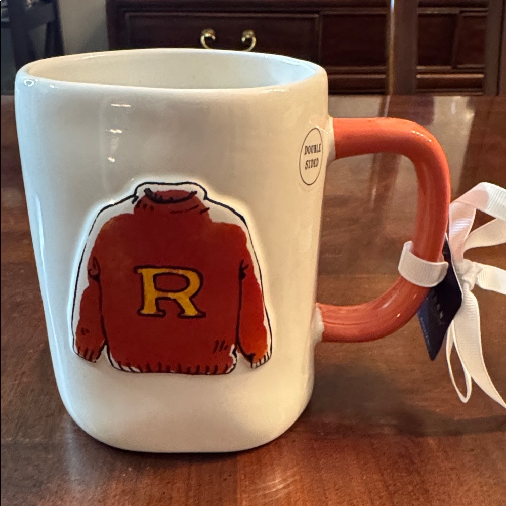 New Rae Dunn Harry Potter RON WEASLEY Double-Sided Jersey Coffee Tea Mug